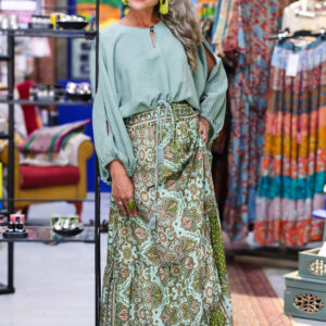 Indian Silk Skirt - 2 Layer