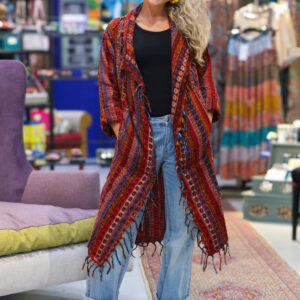 Wool Poncho Coat